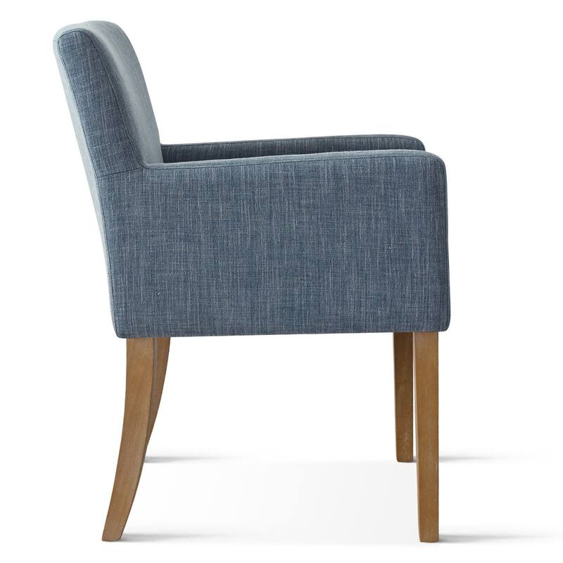 Linen Upholstered Armchair(Set of 2)