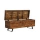 preview thumbnail 2 of 9, Broadmore 46-inch Acacia Wood Storage Bench