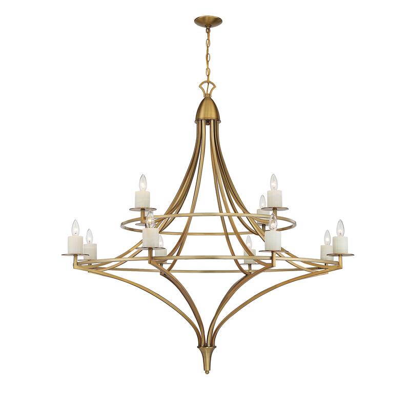 Savoy House 1-1672-12 Director 12 Light 50" Wide Chandelier
