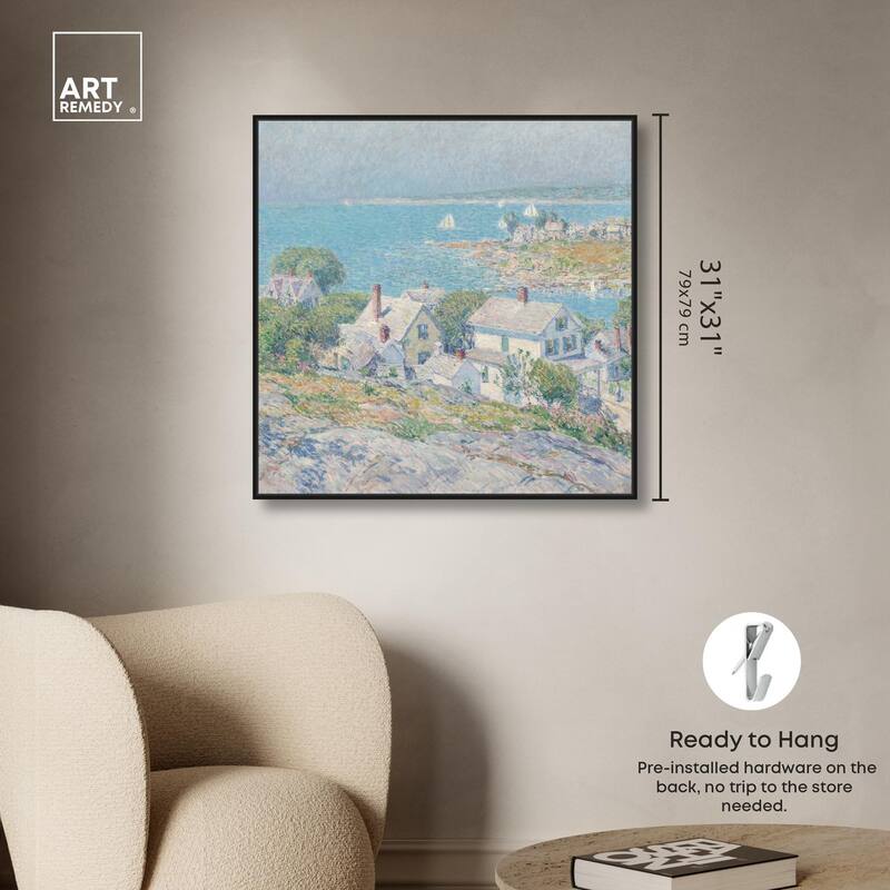 Hassam New England Headlands Canvas by Art Remedy