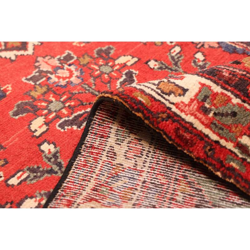 ECARPETGALLERY Hand-knotted Andelz Red Wool Rug - 2'8 x 10'2