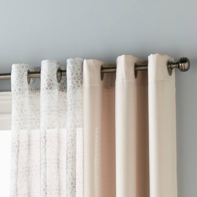 Nanshing Ayrina Grommet 4-Piece Curtain Panel Set - 35 x 84"