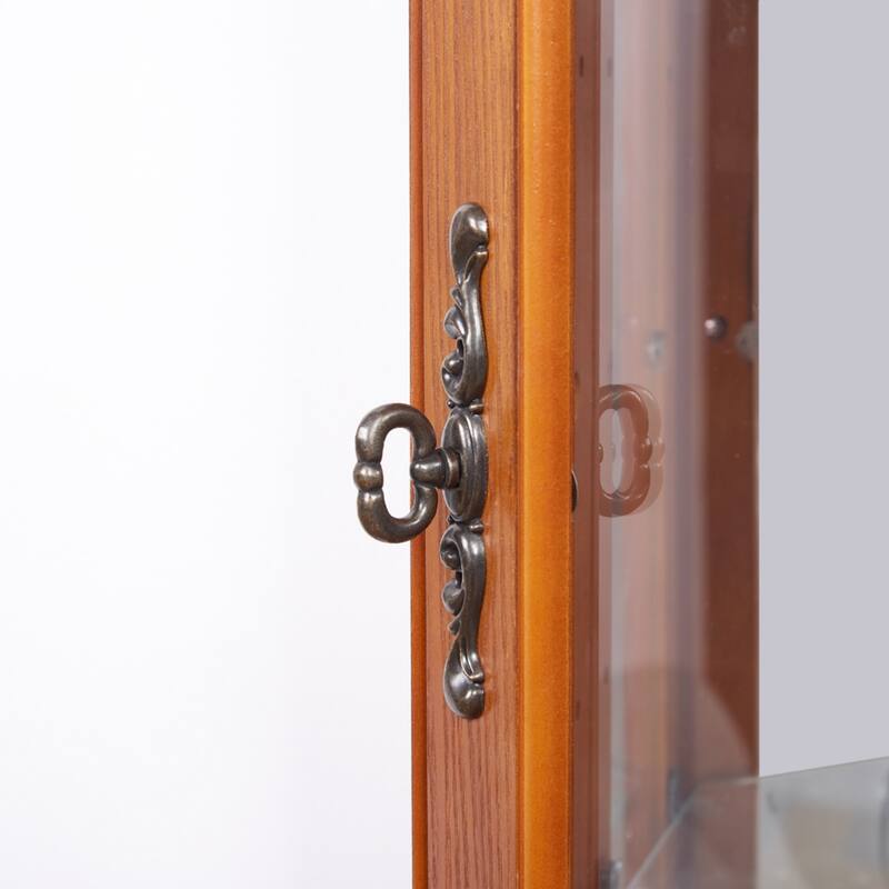Crown Corner Jewelry Display Cabinet
