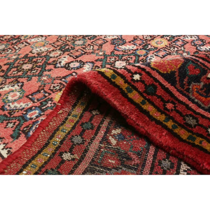 ECARPETGALLERY Hand-knotted Andelz Red Wool Rug - 2'10 x 12'0