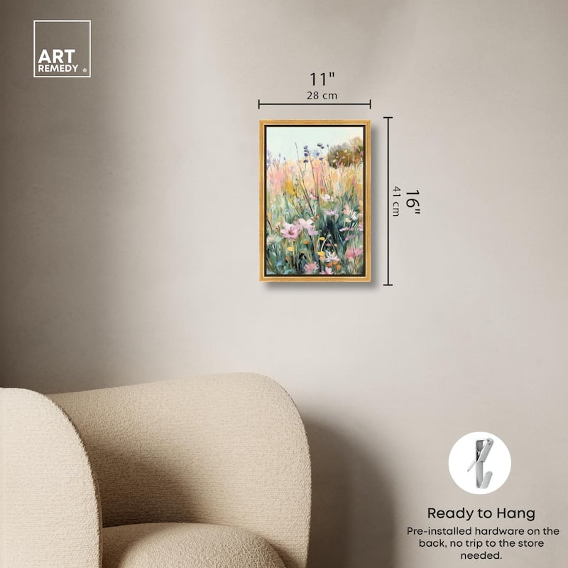 Floral Impressionism II Canvas by Art Remedy