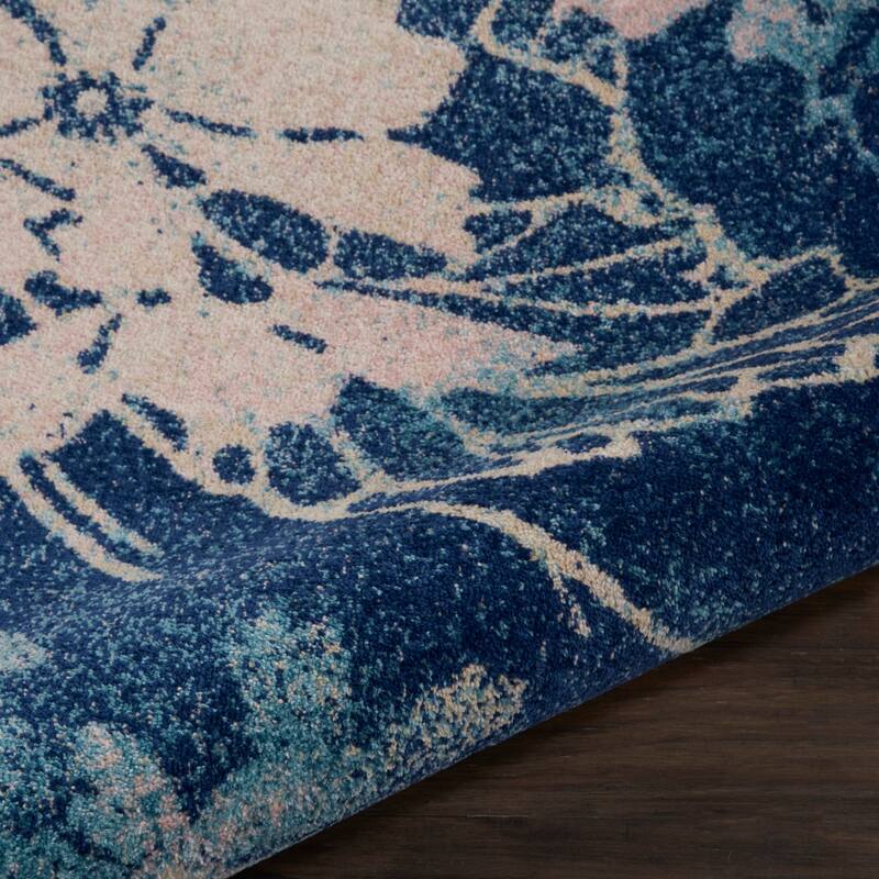 Nourison Tranquil Contemporary Abstract Floral Area Rug