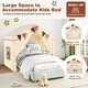 preview thumbnail 7 of 18, Gymax 3-4 Kids Large Play Tent House w/ 2 Opening Doors Star Lights &