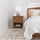 preview thumbnail 11 of 104, WYNDENHALL Halifax SOLID WOOD 24 inch Wide Bedside Nightstand Table Light Golden Brown