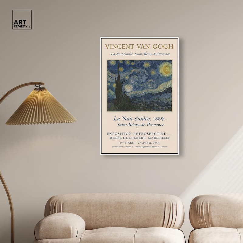 Starry Night Canvas by Art Remedy