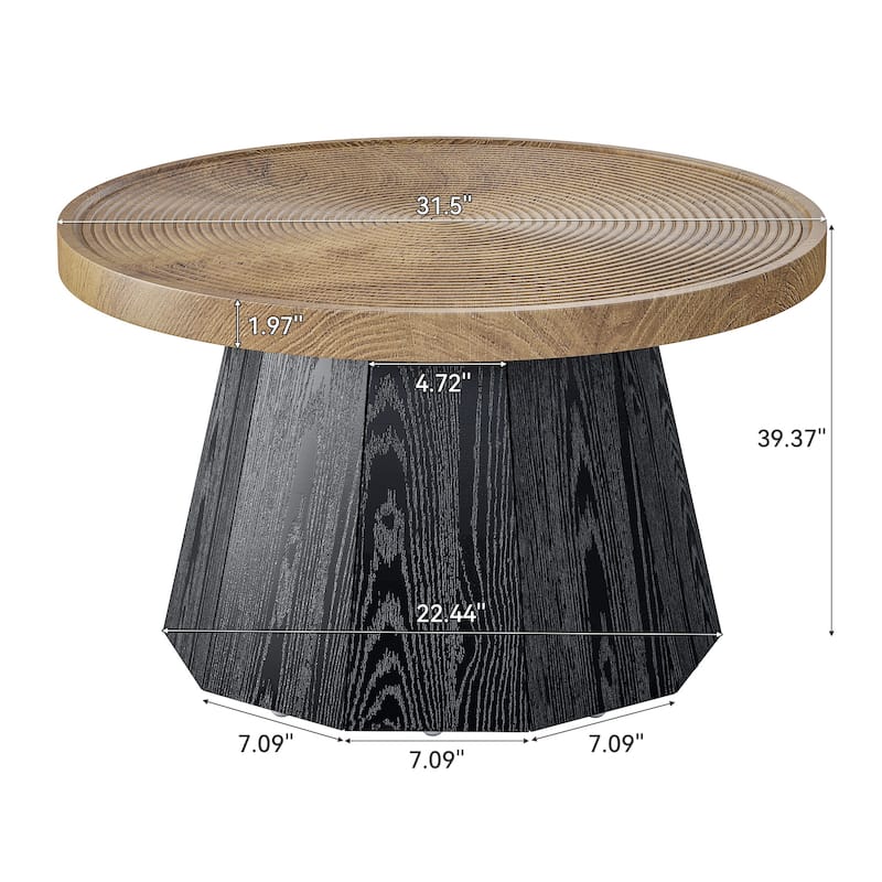 Round Coffee Table for Living Room