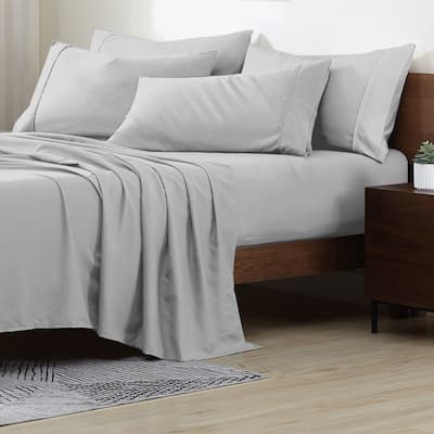 Swift Home Premium Ultra Soft Microfiber 6-Piece Sheet Set with Extra Pillowcases