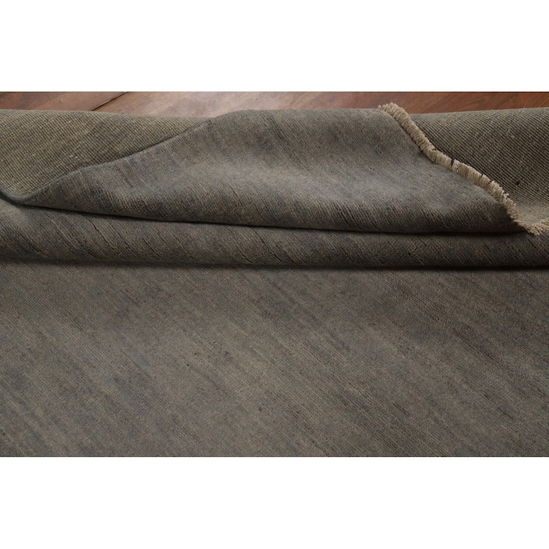 Modern Gabbeh Oriental Area Rug Handmade Wool Carpet - 5'4" x 7'8"