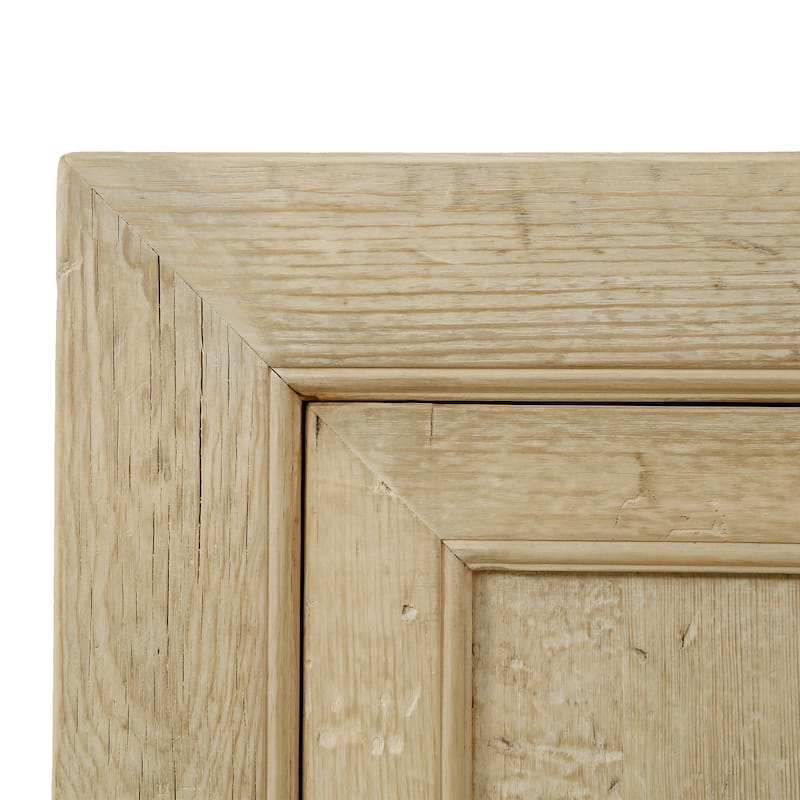 Artissance 53" W Rectangle Weathered Natural Wood Two Door Storage Cabinet, Indoor Furniture