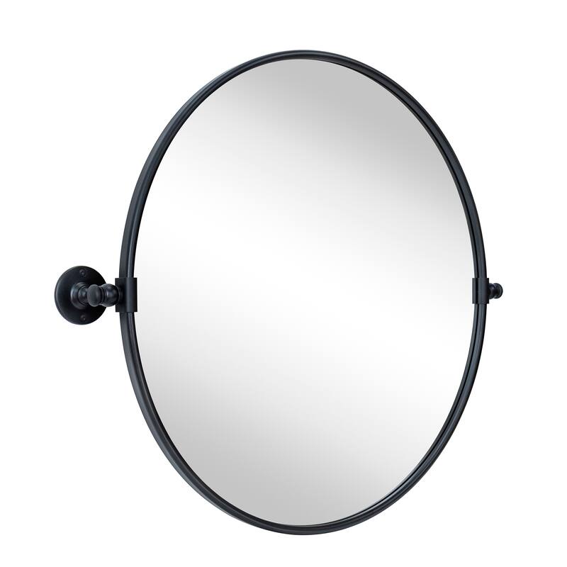 TEHOME Adlina Round Metal Wall Mirror - 24'' x 24''