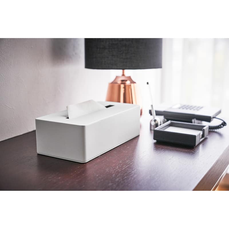 Yamazaki Home Tissue Case, Steel - L 5.31 x W 10.43 x H 2.95 inches