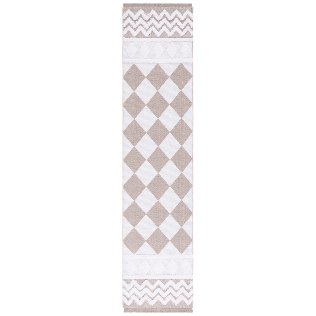 SAFAVIEH Augustine Sandita Modern Boho Fringe Rug