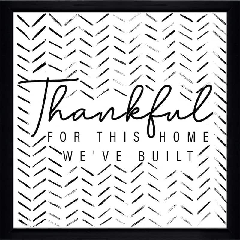 "Thankful For This Home" Print on Acrylic.