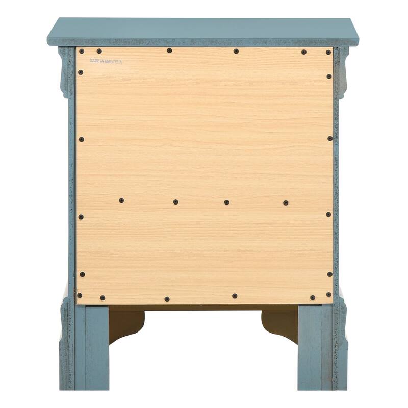 Louis Phillipe Traditional 2-drawer Wood Nightstand