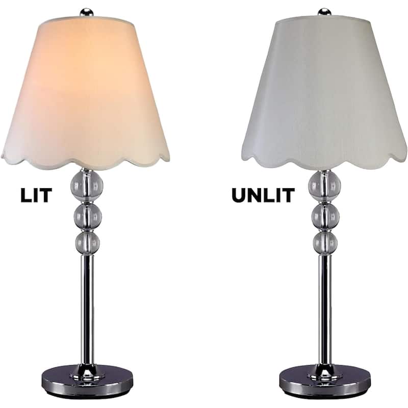 Royal Designs Scallop Empire Lamp Shade Set of 2 - 7 x 13 x 10