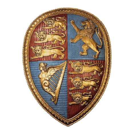 Design Toscano Queen Victoria's Royal Coat of Arms Shield Sculpture
