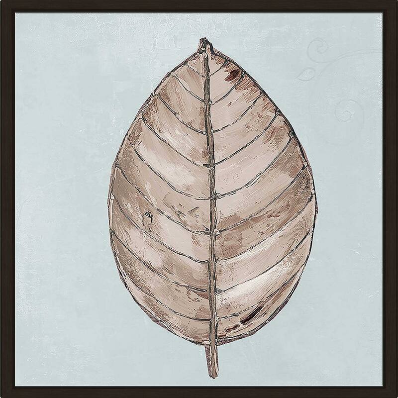 "Neutral New Leaf III" Print on Floating Canvas