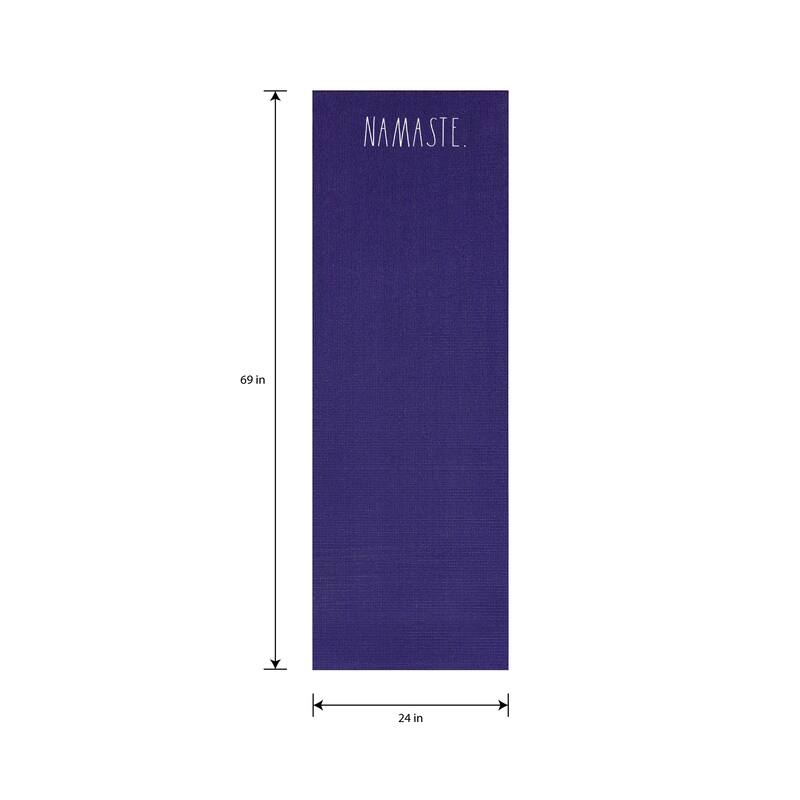 Rae Dunn Yoga/Exercise Mat - 24" x 69"