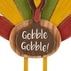 preview thumbnail 8 of 9, Glitzhome 24"H Thanksgiving Wooden Turkey Standing Decor