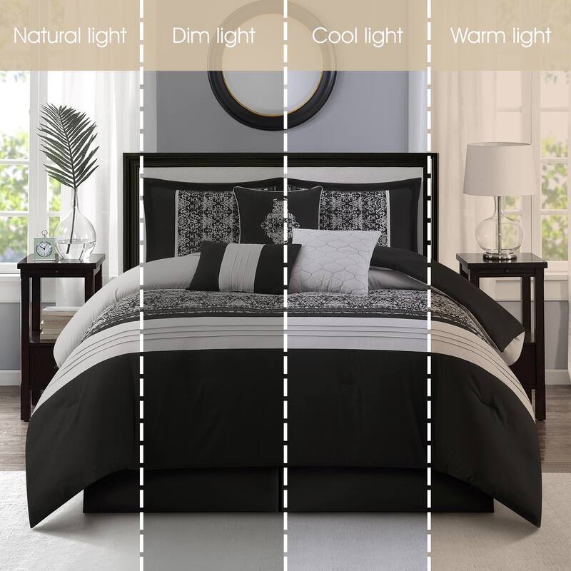 Nanshing Shelly 7 Piece Transitional Comforter Set