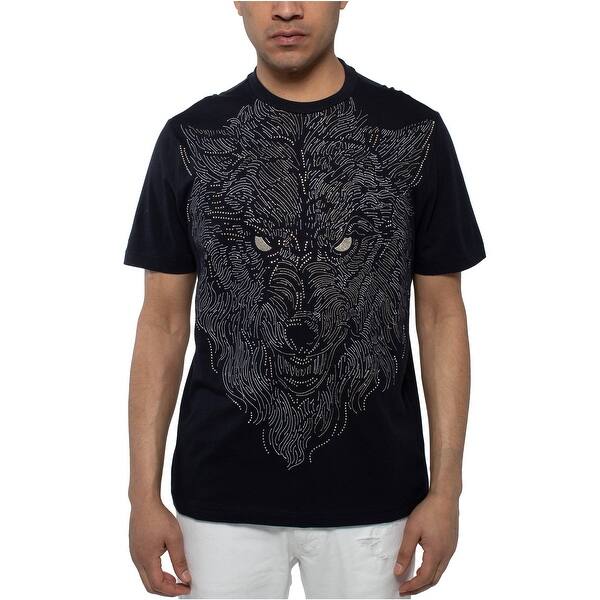 Shop Sean John Men S Wolfman Graphic T Shirt Night Sky L