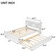 preview thumbnail 16 of 14, Full Platform Bed with Twin Trundle