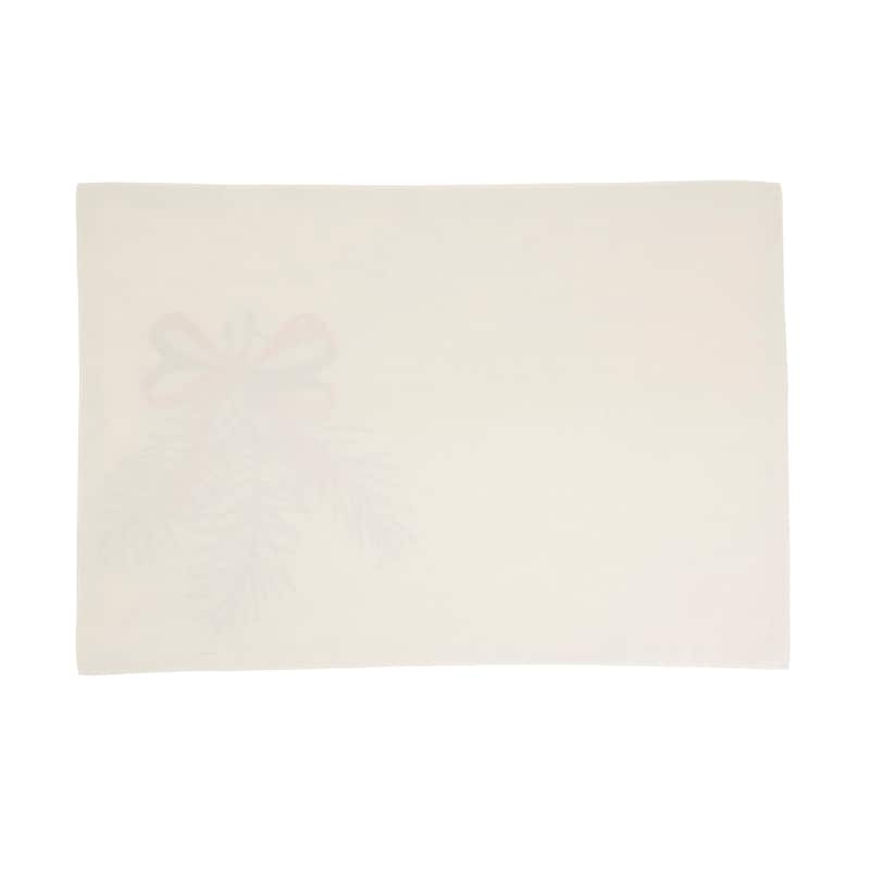 Linen Blend Frosted Pine Placemat (Set of 4) - 13"x19"