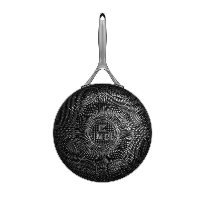 DiamondClad Hybrid Nonstick Stainless Steel Fry Pan Lid Cookware Set