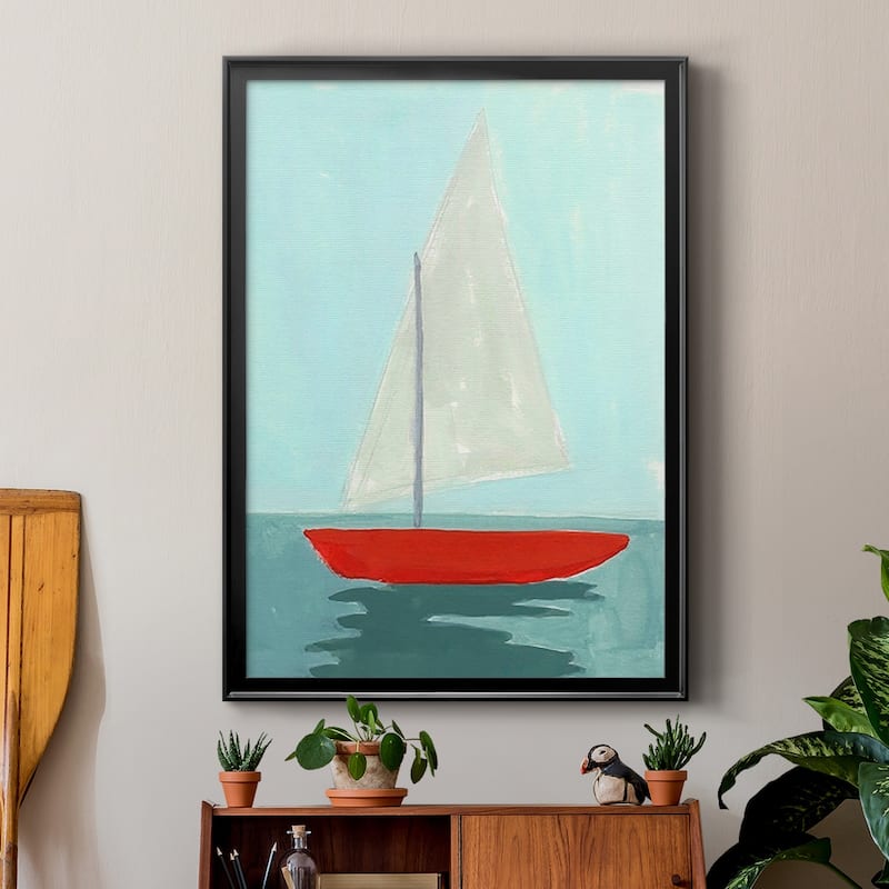 Small Sail II Premium Framed Print - Ready to Hang