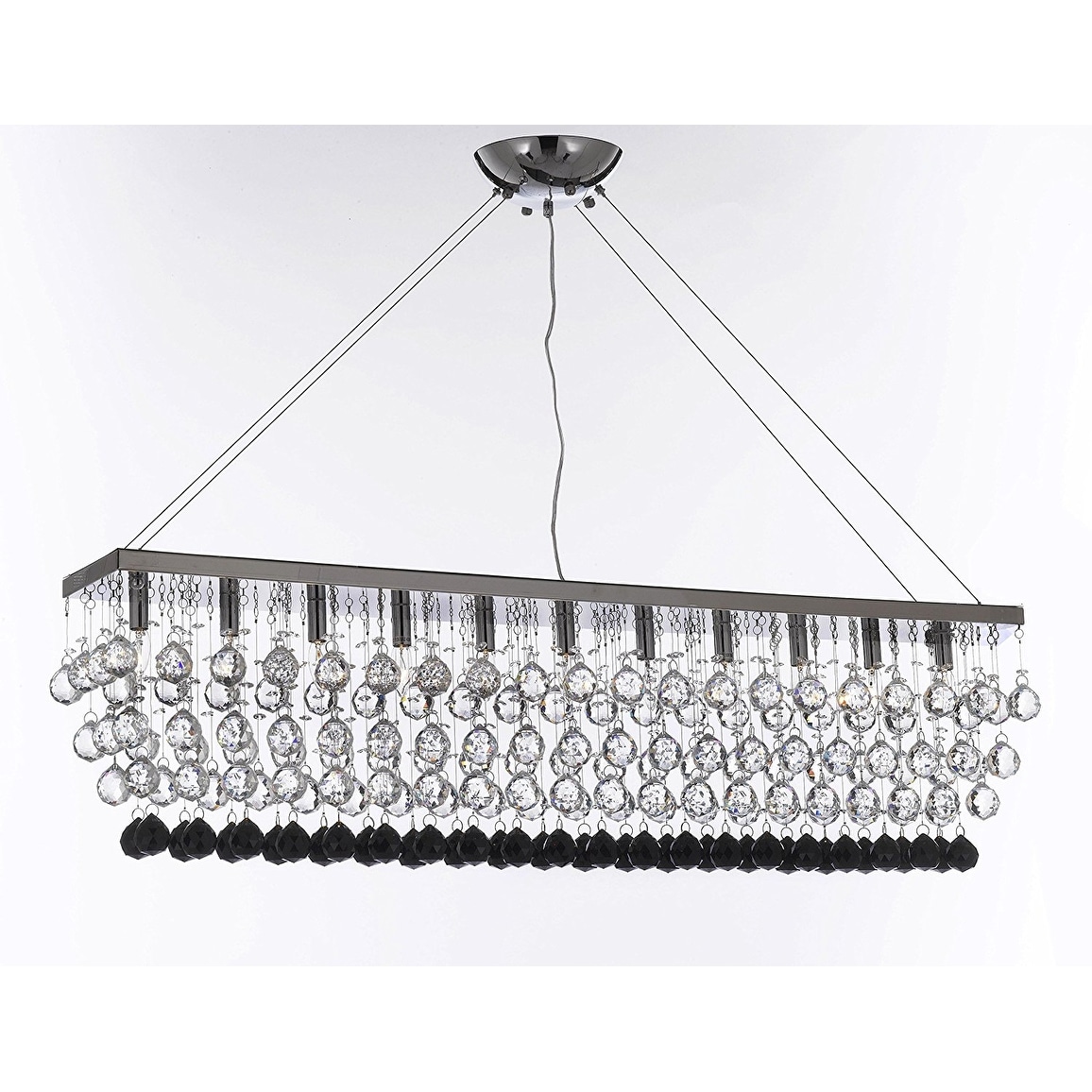 Modern Crystal RainDrop 11 Light Chandelier - Chandeliers For Bedrooms by Overstock.com