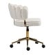 preview thumbnail 14 of 118, Velvet Home Office Desk Chair, Height Adjustable Task Chair, Armless Single Chair with Wheels, 360° Swivel Vanity Chair - N/A