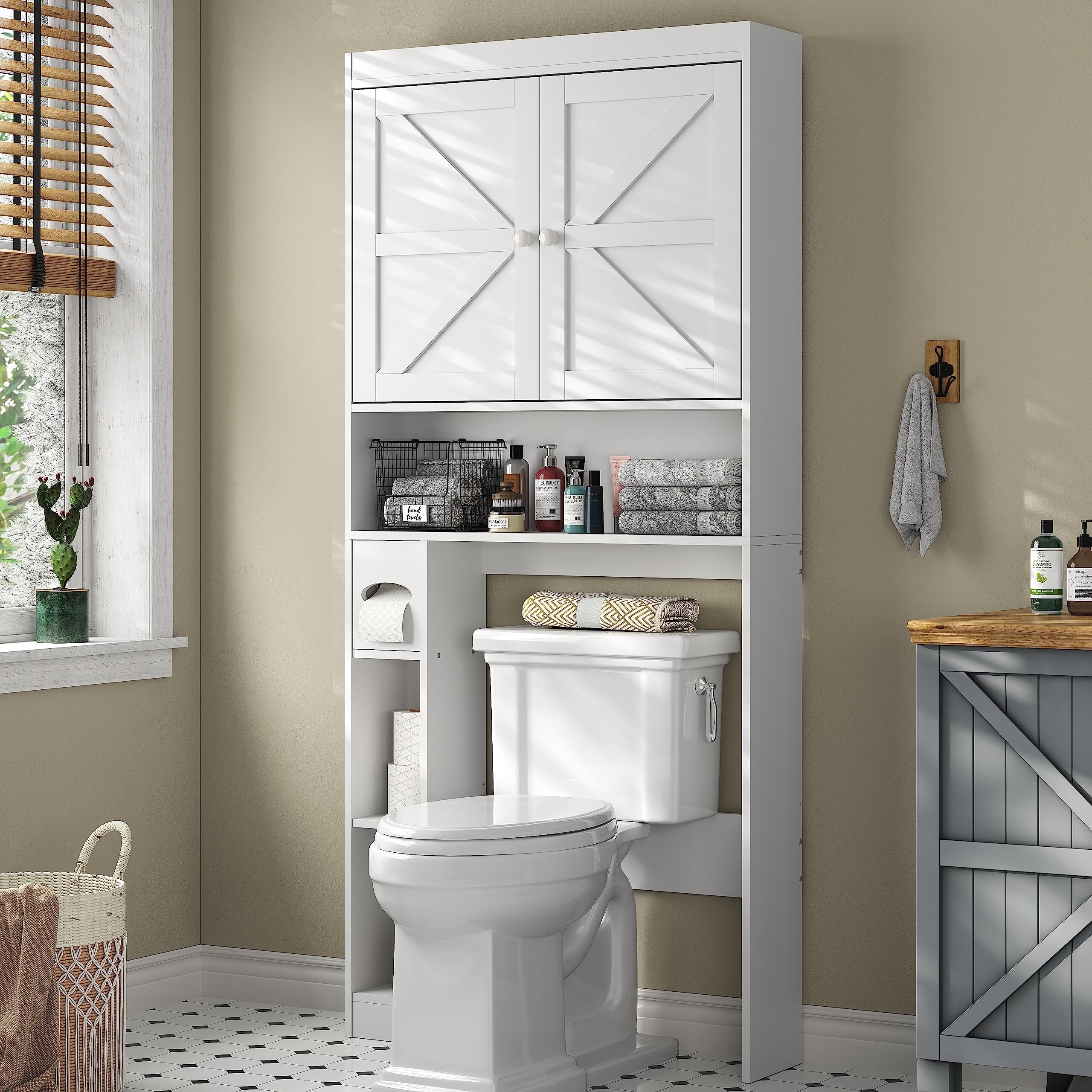 Mid Century Modern Over the Toilet Storage Bed Bath Beyond