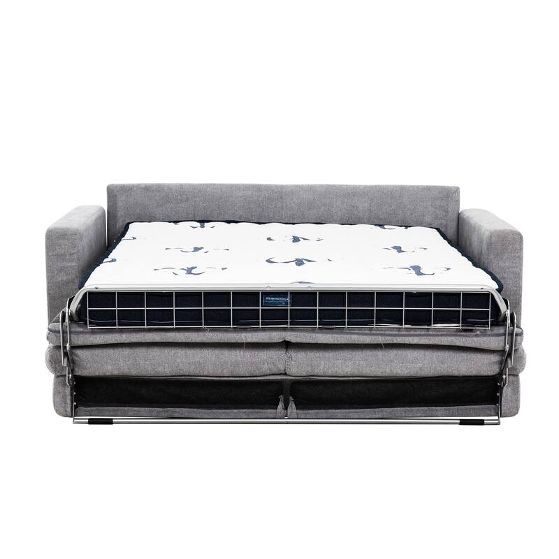 Stearns & Foster® Atillio 80 in.Queen Sleeper Sofa with Pocket Coil Mattress