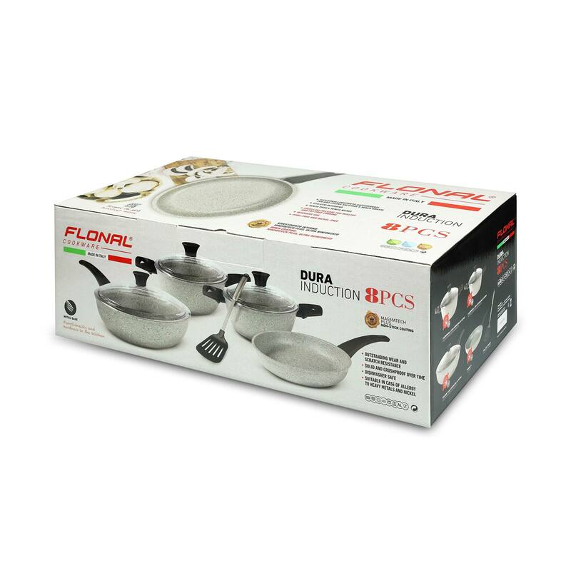 Flonal 8-Piece Forged Aluminum Non-Stick Cookware Set