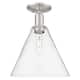 Option Brushed Satin Nickel / Clear