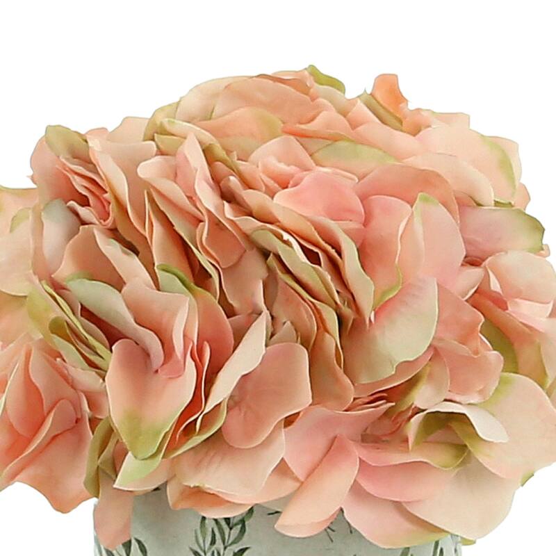 Hydrangea Arrangement in a Glass Vase