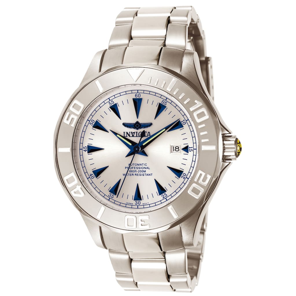 Invicta Men's 7033 Signature Automatic 3 Hand Silver Dial Watch