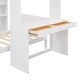 preview thumbnail 19 of 54, Twin Loft Bed with Twin Stand-alone bed, Shelves,Desk,and Wardrobe