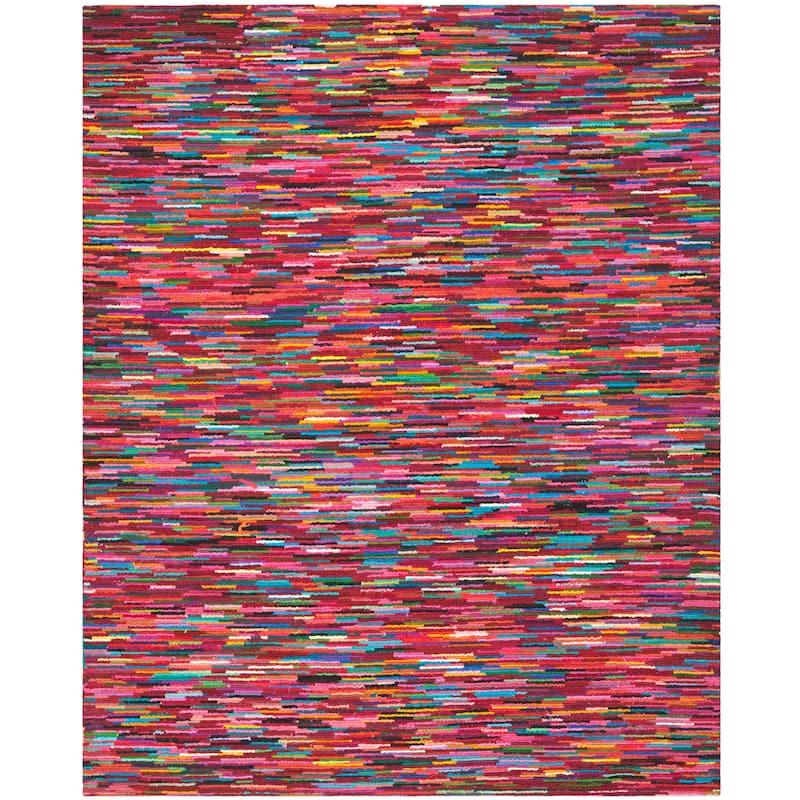 SAFAVIEH Handmade Nantucket Adelyne Contemporary Cotton Rug