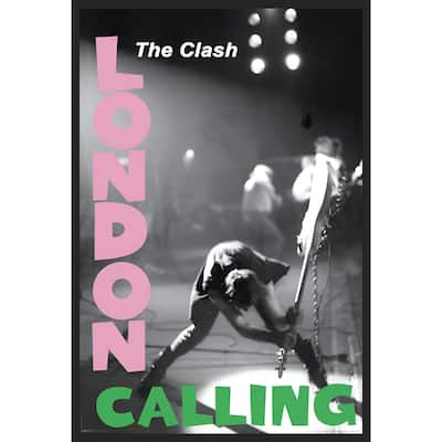 The Clash - London Calling Framed Art Poster - 24 x 36 Inch