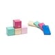 preview thumbnail 6 of 9, Tegu Magnetic Wooden Blocks, Blossom, 8-Piece Pocket Pouch