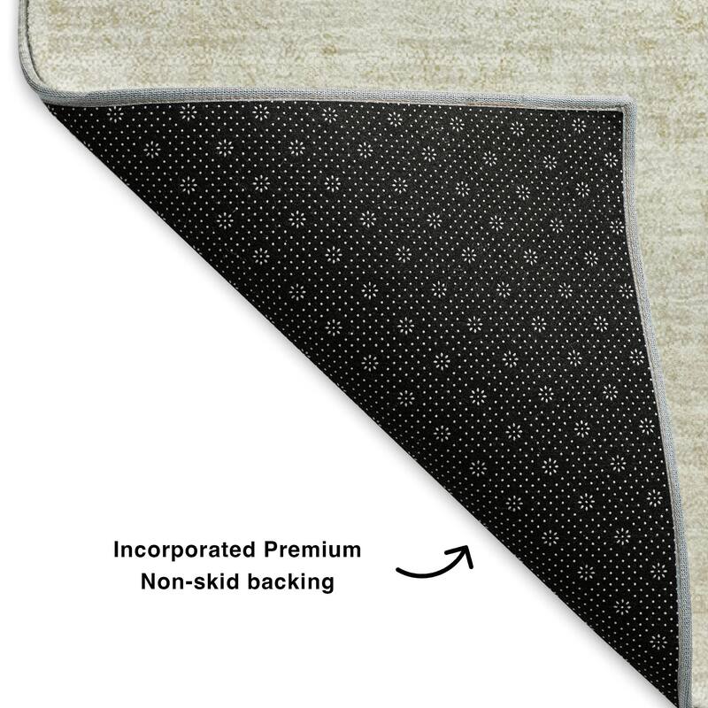 Premium Washable Super Soft Solid Ombre Mayfield Rug