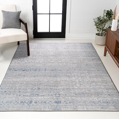 JONATHAN Y Arabesque Modern Strie' Area Rug