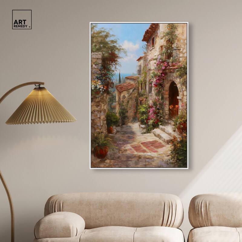 Mediterranean Charm I Canvas by Art Remedy
