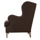 preview thumbnail 5 of 6, Uttermost Serpentine Brown Fabric Accent Chair - 40" H x 29.5" W x 34.5" D
