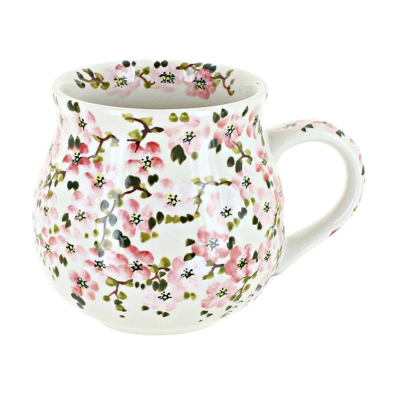 Blue Rose Polish Pottery 118 Millena Bubble Mug